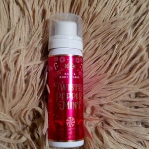 Twisted peppermint foaming hand sanitizer